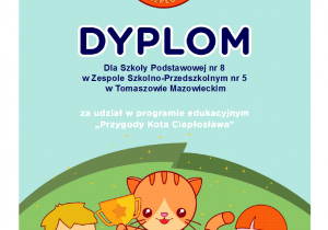 Dyplom dla uczniów klasy II a